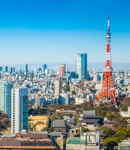 View of Tokyo, Japan